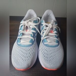 Asics Women's Athletic Shoes - White and Blue